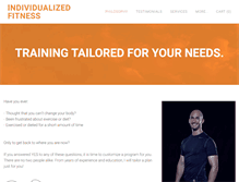 Tablet Screenshot of individualizedfitness.com